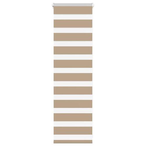 Zebragardin sandbrun 50x100 cm stofbredde 45,9 cm polyester
