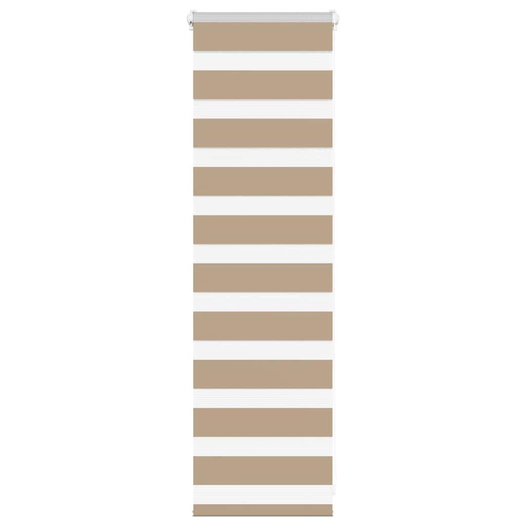 Zebragardin sandbrun 50x100 cm stofbredde 45,9 cm polyester