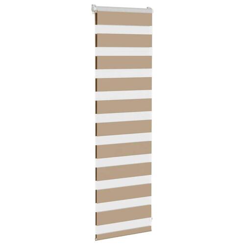 Zebragardin sandbrun 50x100 cm stofbredde 45,9 cm polyester