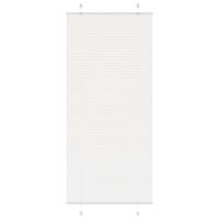 Plisségardin Hvid 100x200 cm Stofbredde 99,4 cm Polyester