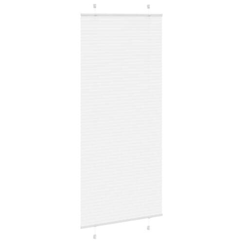 Plisségardin Hvid 100x200 cm Stofbredde 99,4 cm Polyester