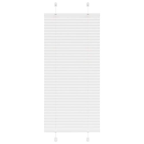 Plisségardin Hvid 60x150 cm Stofbredde 59,4 cm Polyester