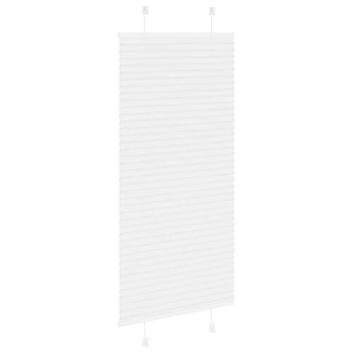 Plisségardin Hvid 60x150 cm Stofbredde 59,4 cm Polyester