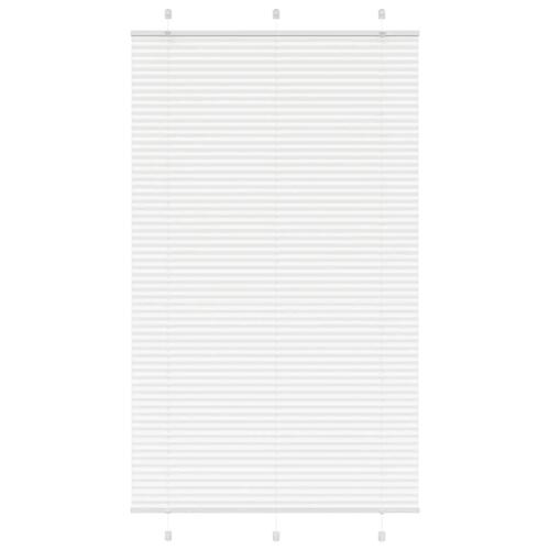 Plisségardin Hvid 115x200 cm Stofbredde 114,4 cm Polyester