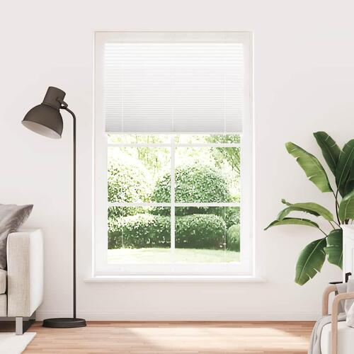 Plisségardin Hvid 115x200 cm Stofbredde 114,4 cm Polyester