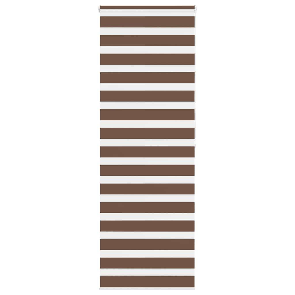 Zebragardin brun 70x200 cm stofbredde 65,9 cm polyester