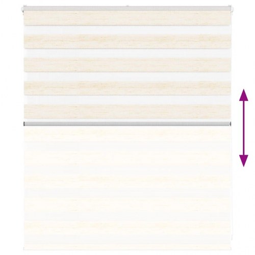 Zebragardin marmorbeige 120 x 100 cm