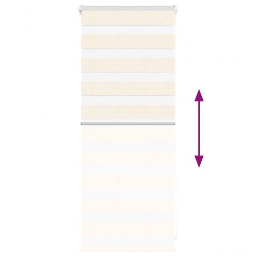 Zebragardin marmorbeige 60 x 100 cm