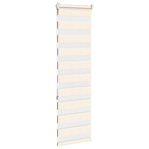 Zebragardin marmorbeige 50 x 150 cm - stofbredde 45,9 cm