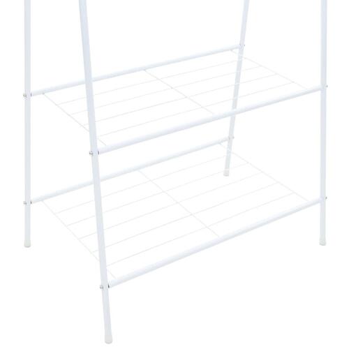 Tøjstativ 59 x 35 x 150 cm hvid