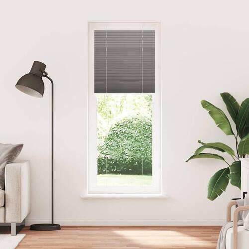 Plisségardin Antracit 70x200 cm Stofbredde 69,4 cm Polyester