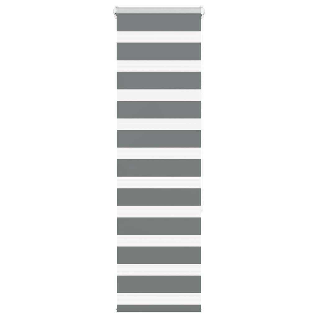 Zebragardin mørkegrå 50x150 cm stofbredde 45,9 cm polyester