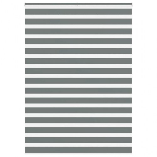 Zebragardin mørkegrå 155 x 200 cm
