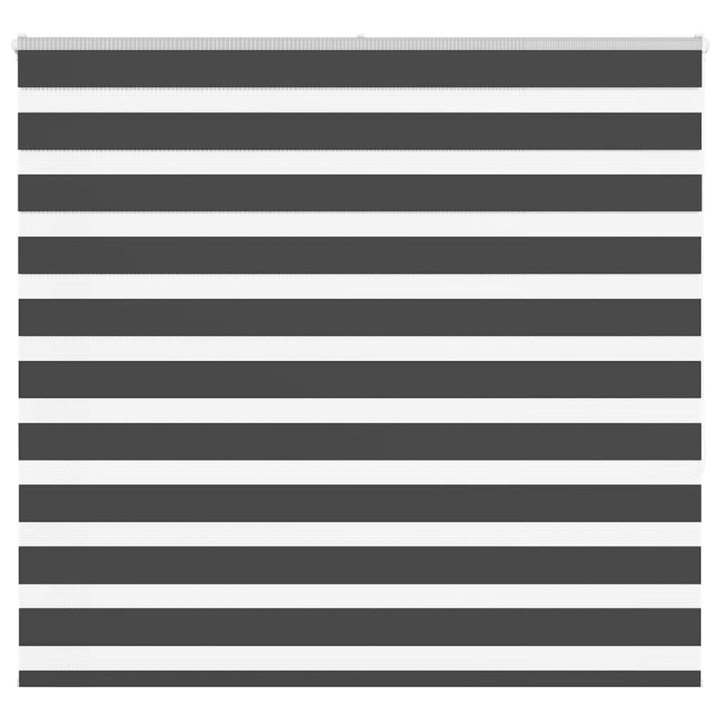 Zebragardin sort 155x150 cm stofbredde 150,9 cm polyester