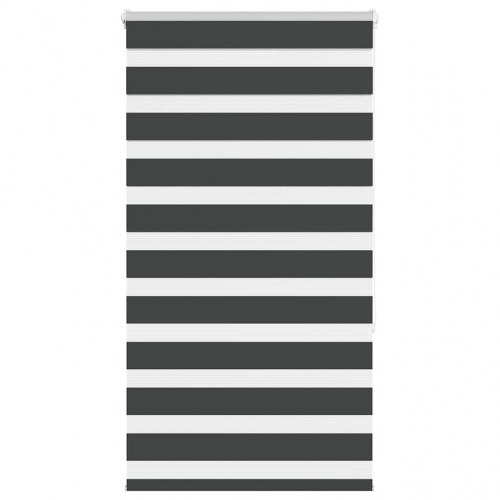 Zebragardin sort 80 x 150 cm - stofbredde 75,9 cm