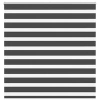 Zebragardin sort 145x150 cm stofbredde 140,9 cm polyester