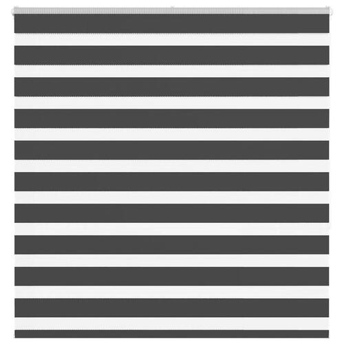 Zebragardin sort 145x150 cm stofbredde 140,9 cm polyester