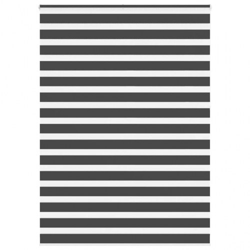 Zebragardin sort 160 x 230 cm