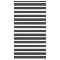 Zebragardin sort 120x200 cm stofbredde 115,9 cm polyester