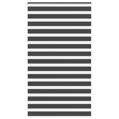 Zebragardin sort 120x200 cm stofbredde 115,9 cm polyester