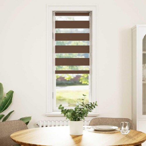 Zebragardin brun 50 x 150 cm - stofbredde 45,9 cm