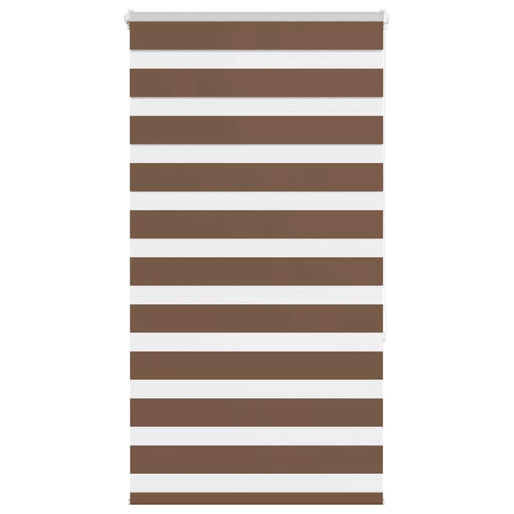 Zebragardin brun 75x150 cm stofbredde 70,9 cm polyester