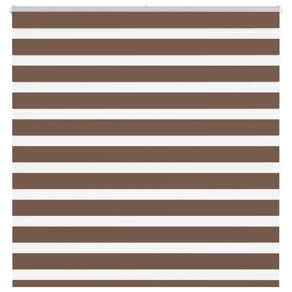 Zebragardin brun 145x150 cm stofbredde 140,9 cm polyester