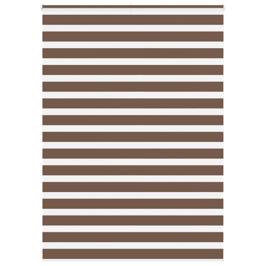 Zebragardin brun 155x200 cm stofbredde 150,9 cm polyester