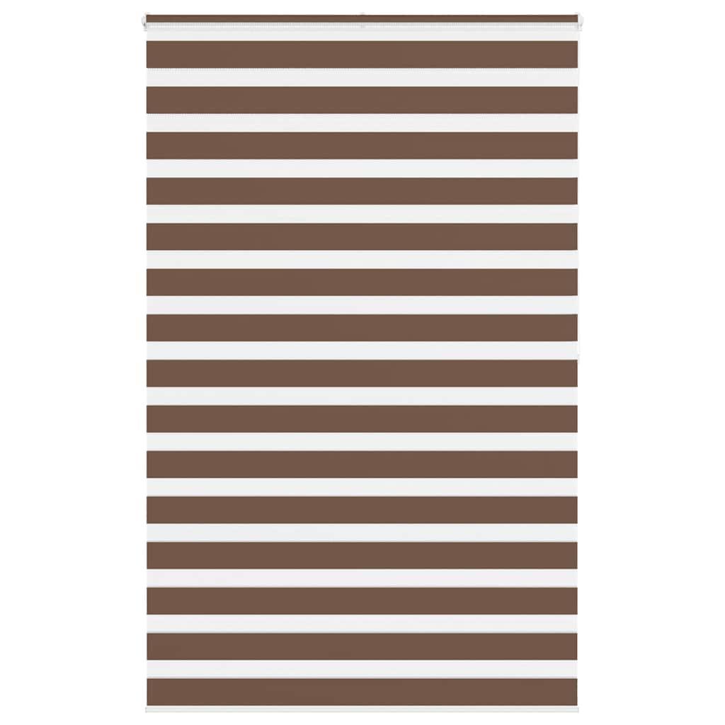 Zebragardin brun 145x200 cm stofbredde 140,9 cm polyester