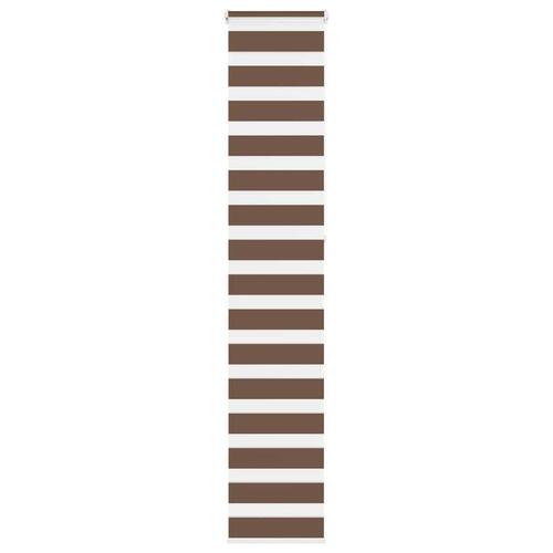 Zebragardin brun 50x230 cm stofbredde 45,9 cm polyester
