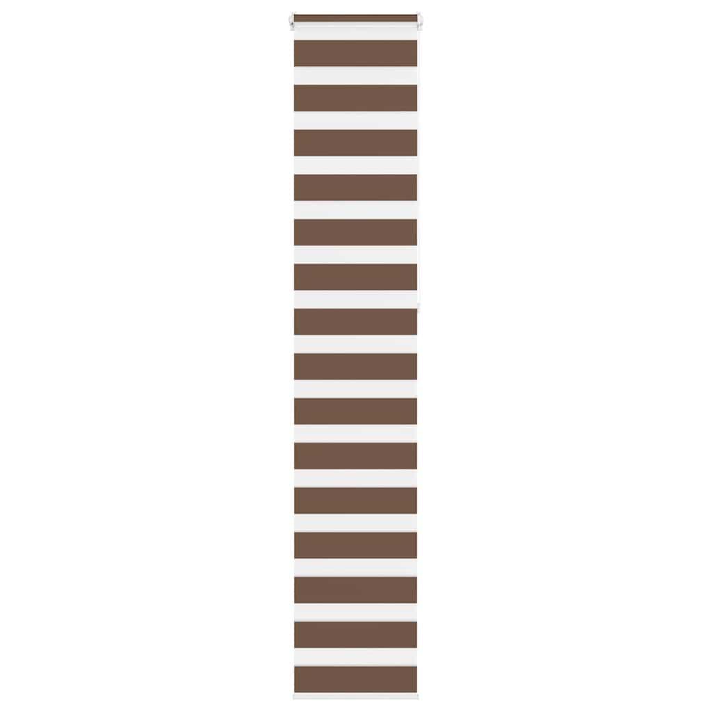 Zebragardin brun 50x230 cm stofbredde 45,9 cm polyester