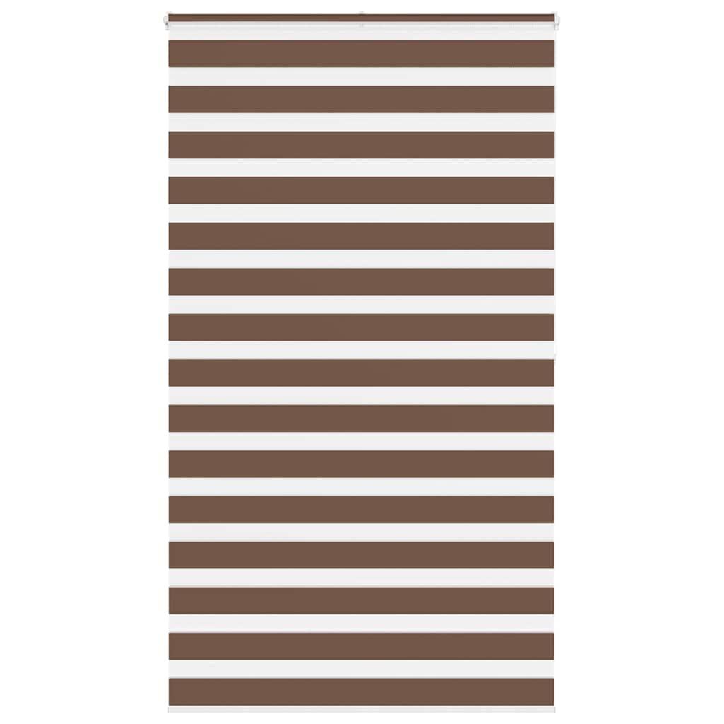 Zebragardin brun 120x200 cm stofbredde 115,9 cm polyester