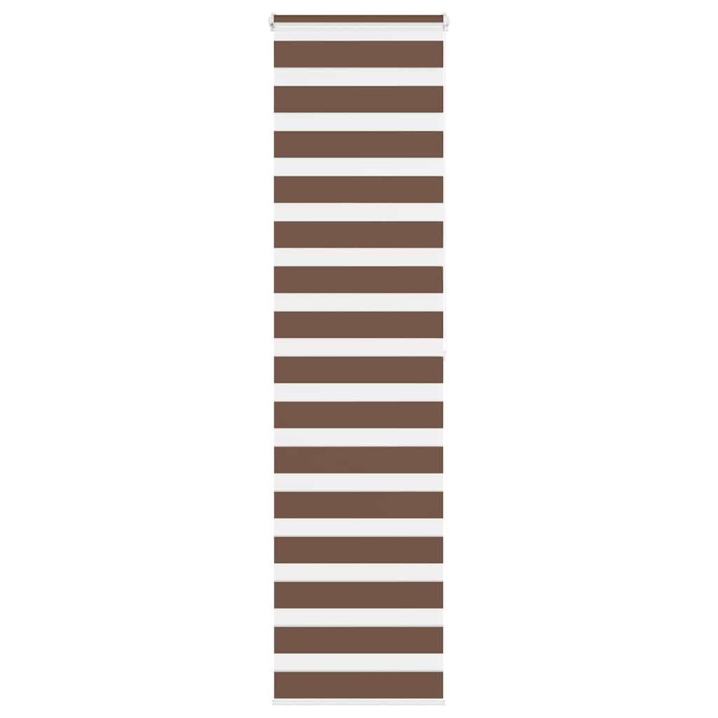 Zebragardin brun 60x200 cm stofbredde 55,9 cm polyester billede