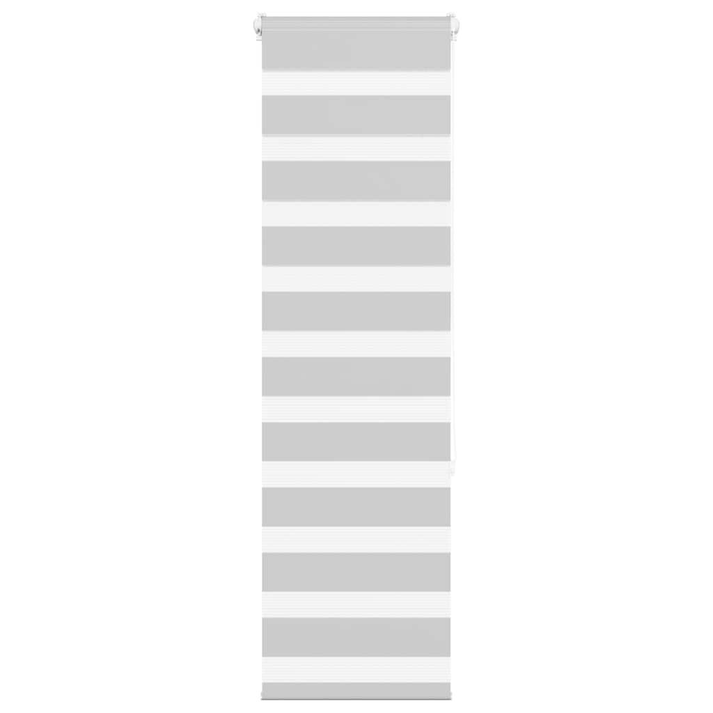 Zebragardin lysegrå 45x150 cm stofbredde 40,9 cm polyester