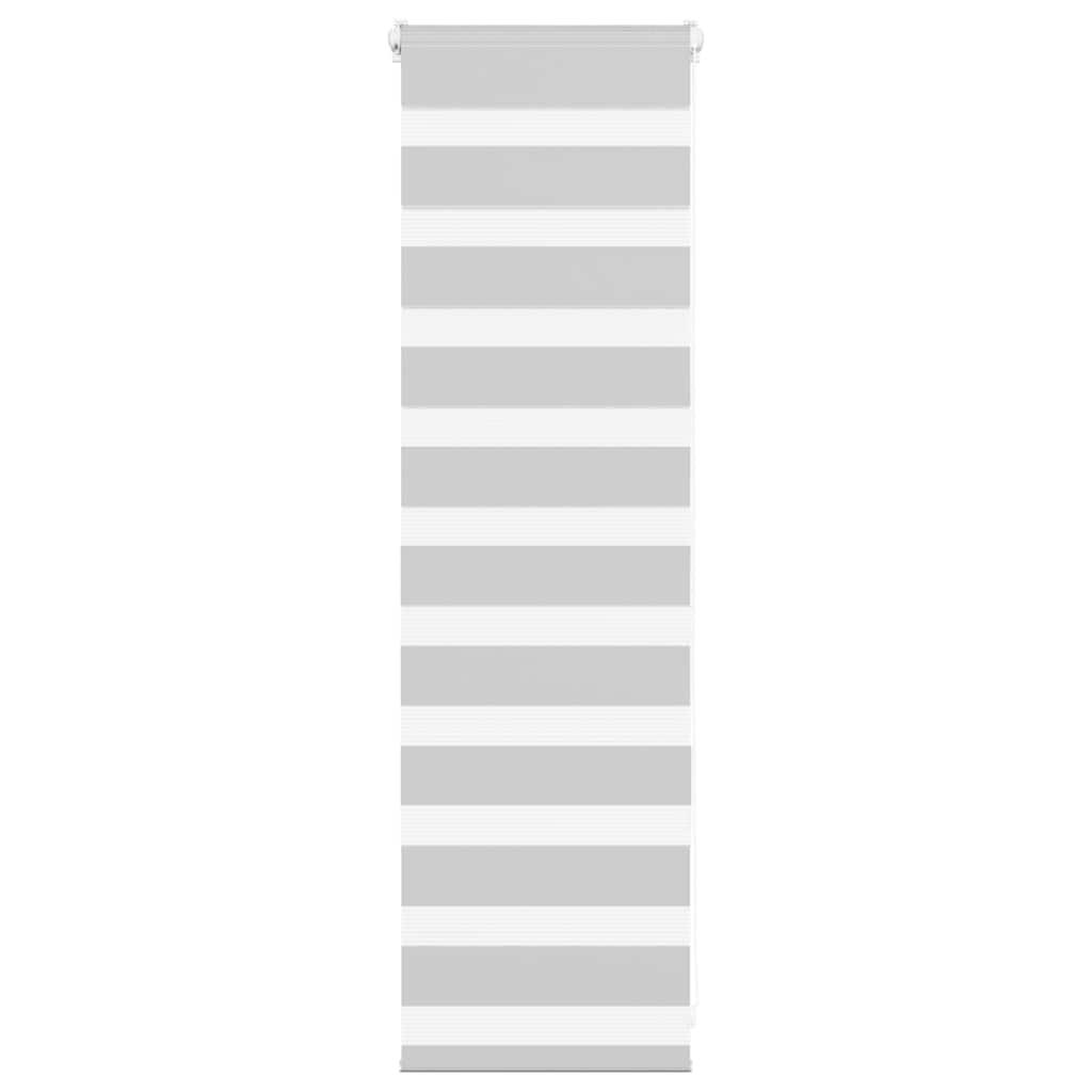 Zebragardin lysegrå 40x100 cm stofbredde 35,9 cm polyester