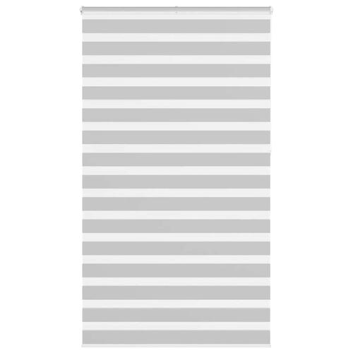 Zebragardin lysegrå 135x230 cm stofbredde 130,9 cm polyester