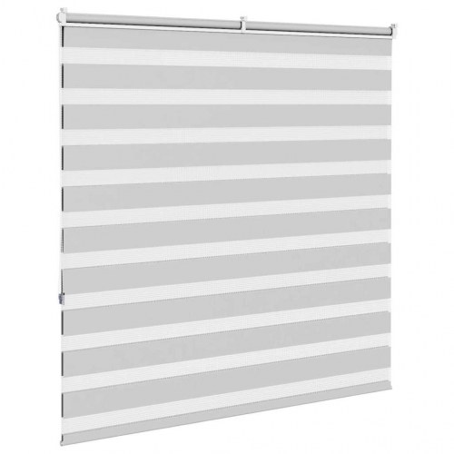 Zebragardin lysegrå 140 x 150 cm