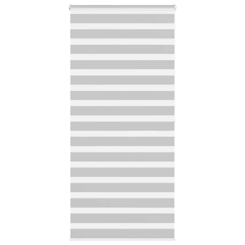 Zebragardin lysegrå 115x200 cm stofbredde 110,9 cm polyester