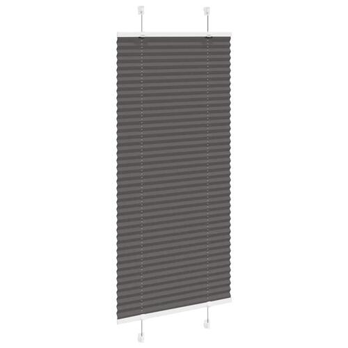 Plisségardin Sort 65x100 cm Stofbredde 64,4 cm Polyester