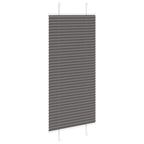Plisségardin Sort 65x100 cm Stofbredde 64,4 cm Polyester