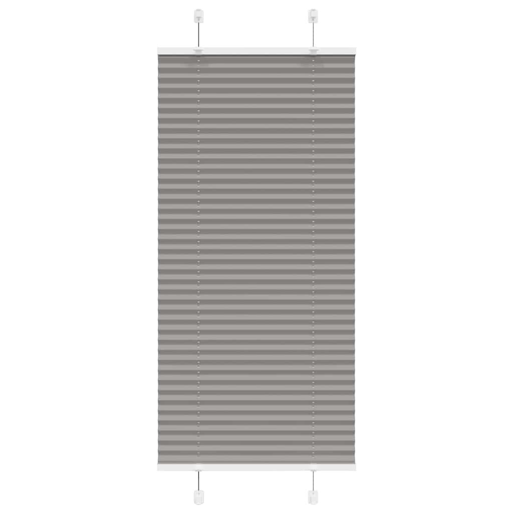 Plisségardin Antracit Stofbredde 49,4 Cm Polyester Antracitgrå - 55 x 150 cm
