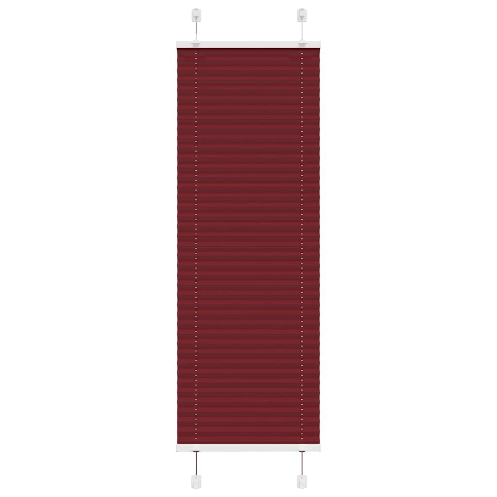 Plisségardin Bordeauxrød 50x150 cm Stofbredde 49,4 cm Polyester