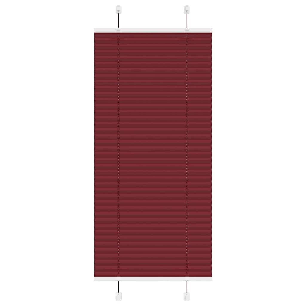 Plisségardin Stofbredde 79,4 Cm Polyester Bordeauxrød - 60 x 150 cm