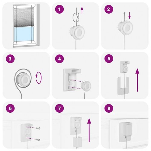 Plisségardin fløde 45x100 cm Stofbredde 44,4 cm Polyester