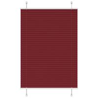 Plisségardin Bordeauxrød 85x150 cm Stofbredde 84,4 cm Polyester