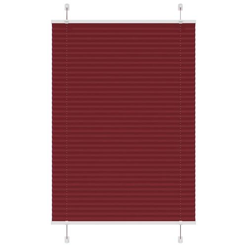 Plisségardin Bordeauxrød 85x150 cm Stofbredde 84,4 cm Polyester