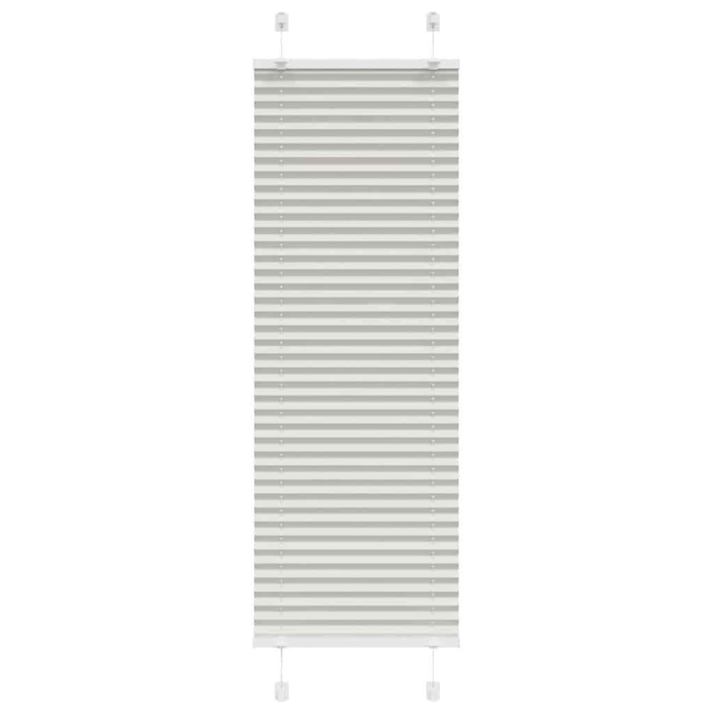 Plisségardin Stofbredde 54,4 Cm Polyester Lysegrå - 40 x 100 cm