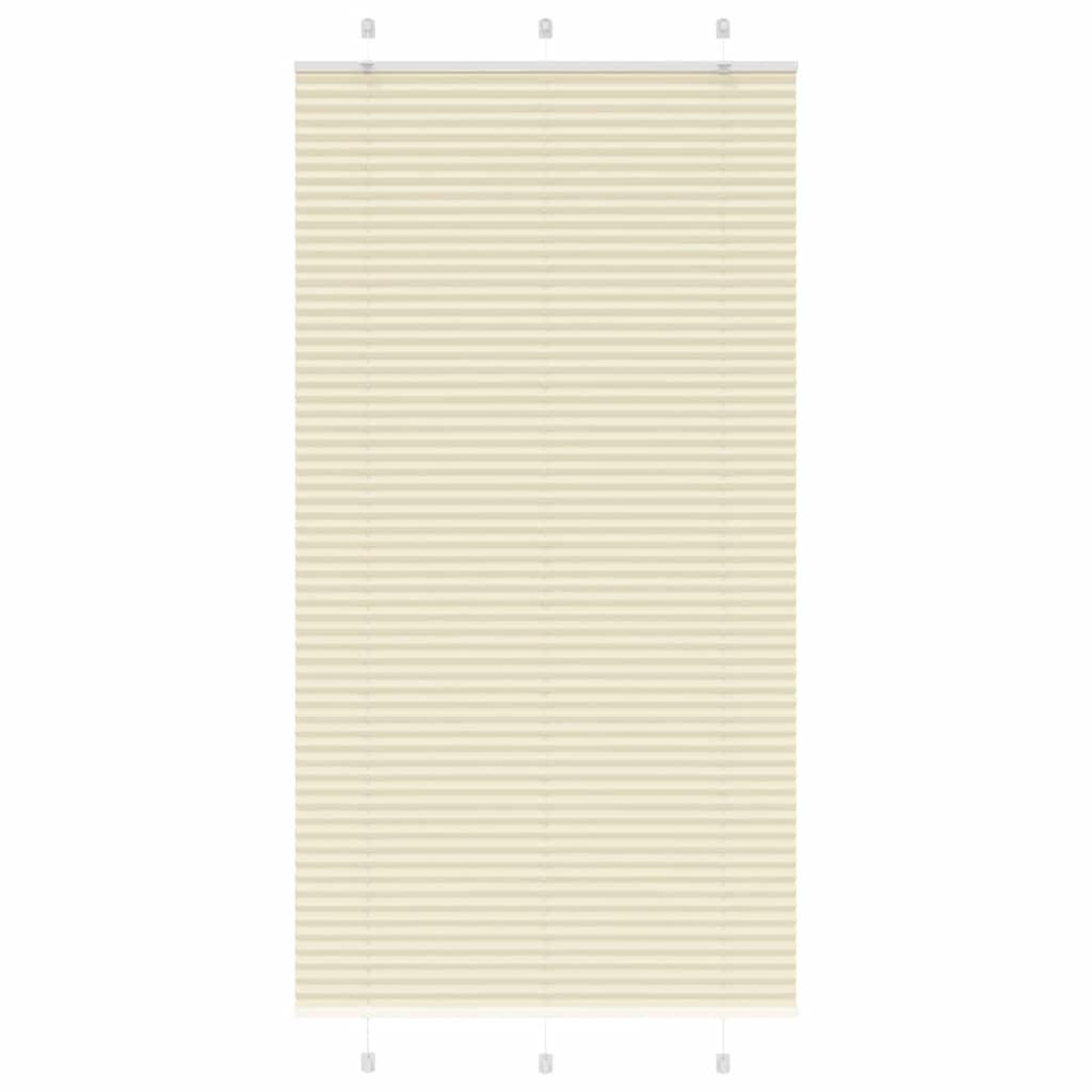 Plisségardin fløde 100x200 cm Stofbredde 99,4 cm Polyester