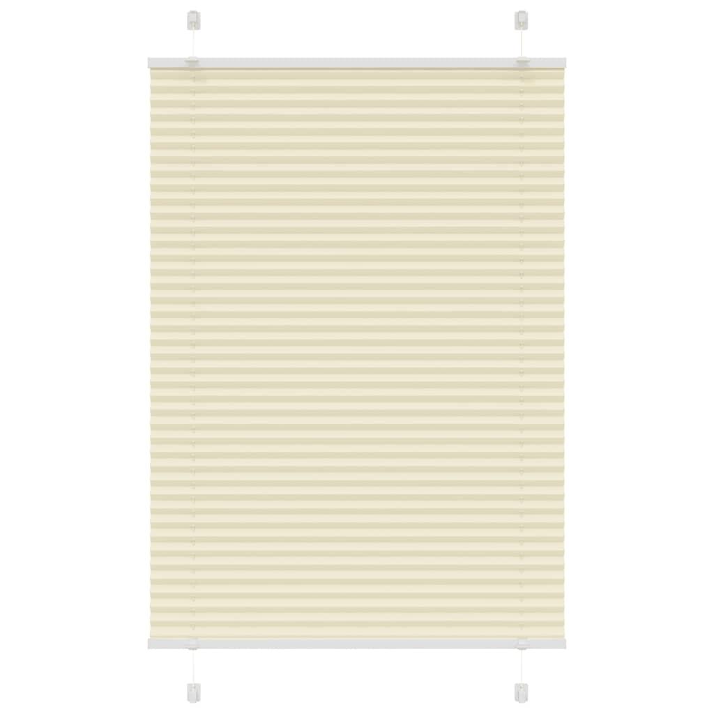 Plisségardin Fløde Stofbredde 64,4 Cm Polyester Creme - 100 x 150 cm