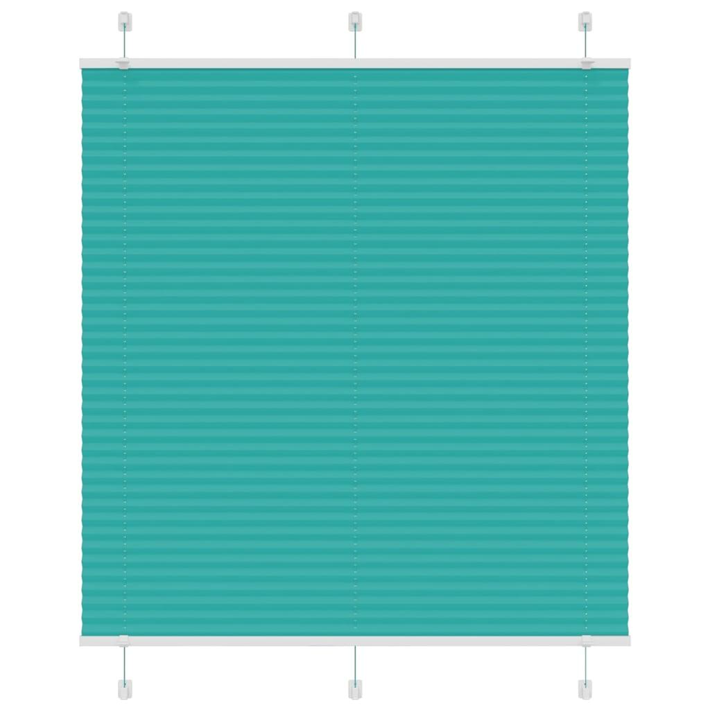 Plisségardin Benzin Grøn 120x100cm Stofbredde 119,4cm Polyester billede